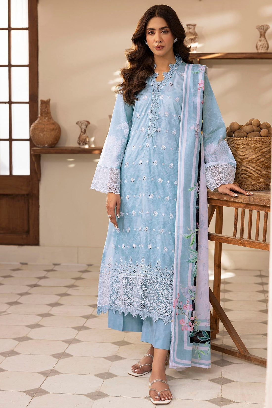 Motifz | Umang Lawn | 5420-JANE XS Ice Blue Lawn