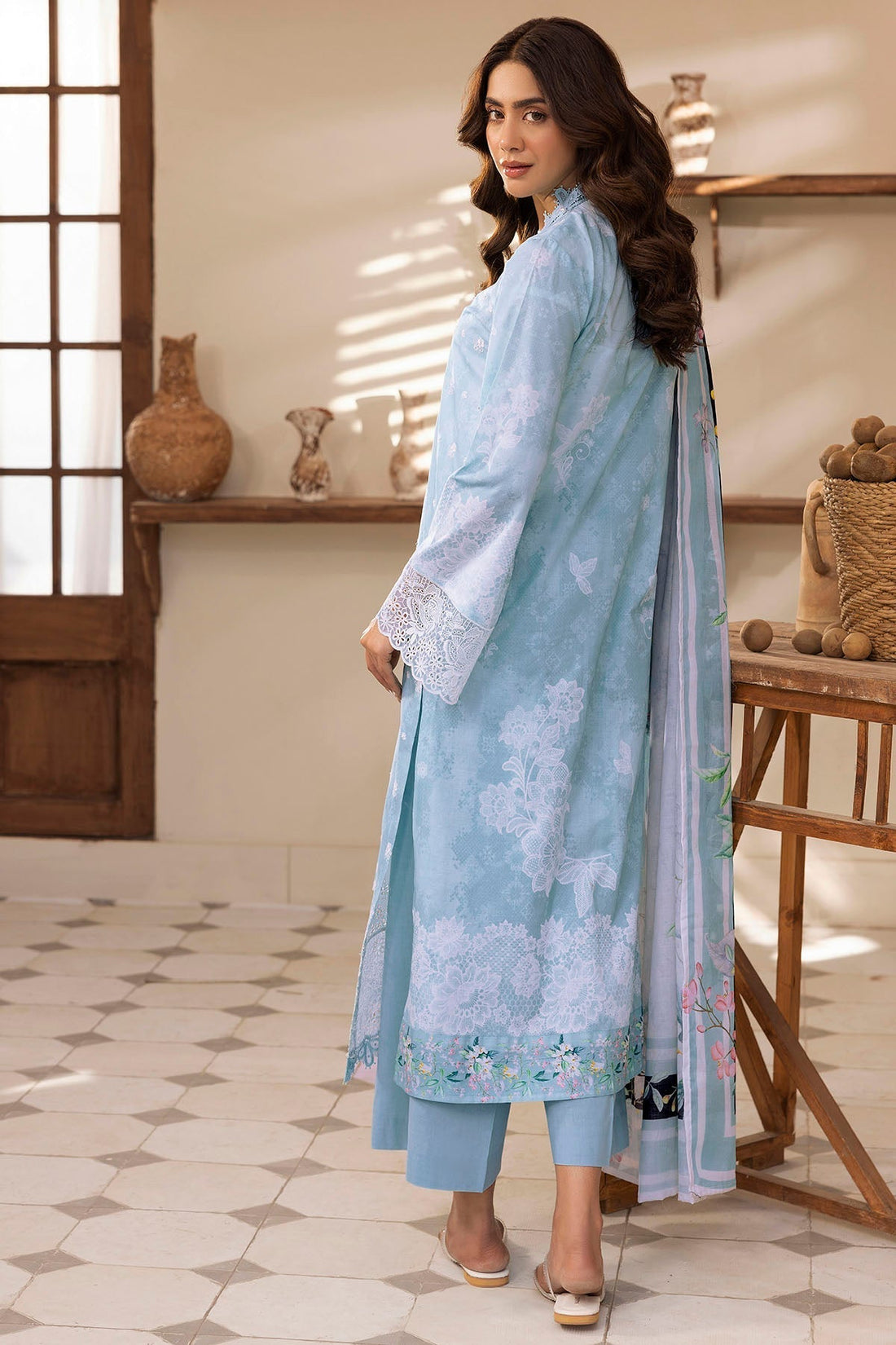 Motifz | Umang Lawn | 5420-JANE XS Ice Blue Lawn