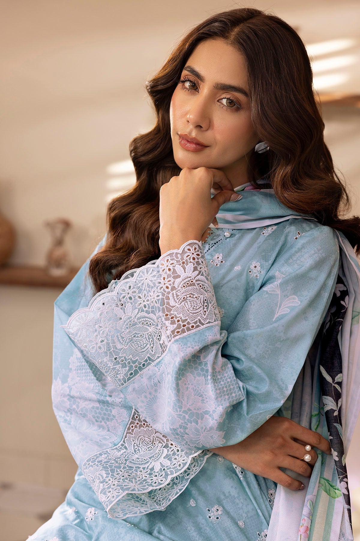 Motifz | Umang Lawn | 5420-JANE M Ice Blue Lawn