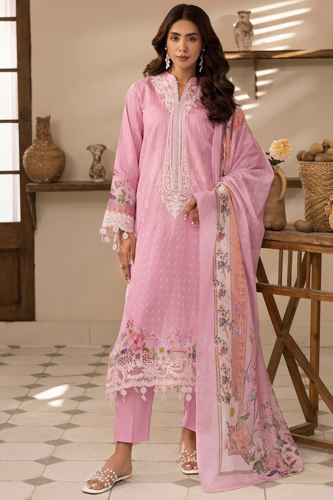 Motifz | Umang Lawn | 5421-VERA XS Rose Pink Lawn