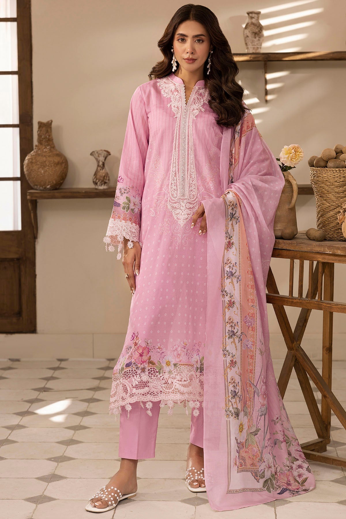 Motifz | Umang Lawn | 5421-VERA XS Rose Pink Lawn