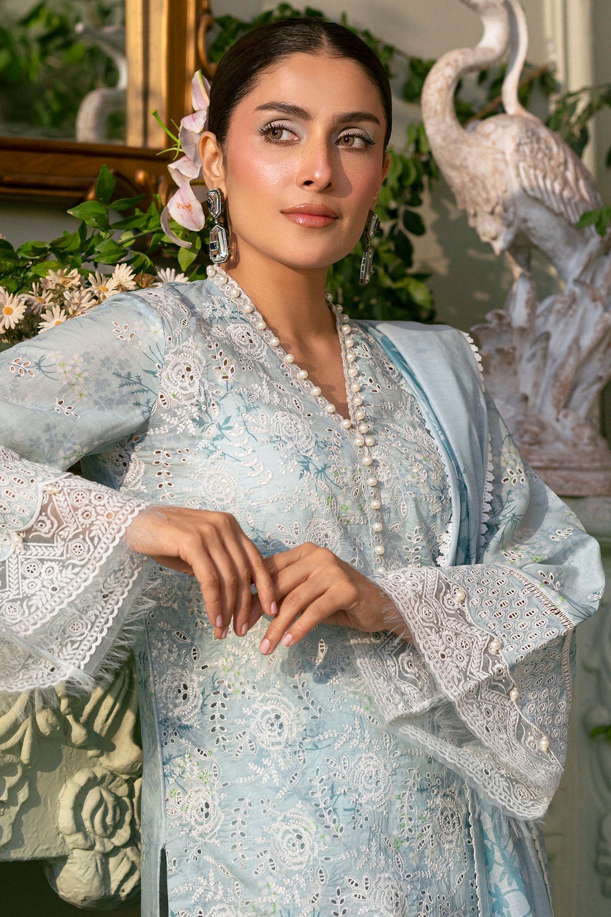 Motifz | Premium Lawn 25 | 5425-LAVENDER M Ice Blue Lawn