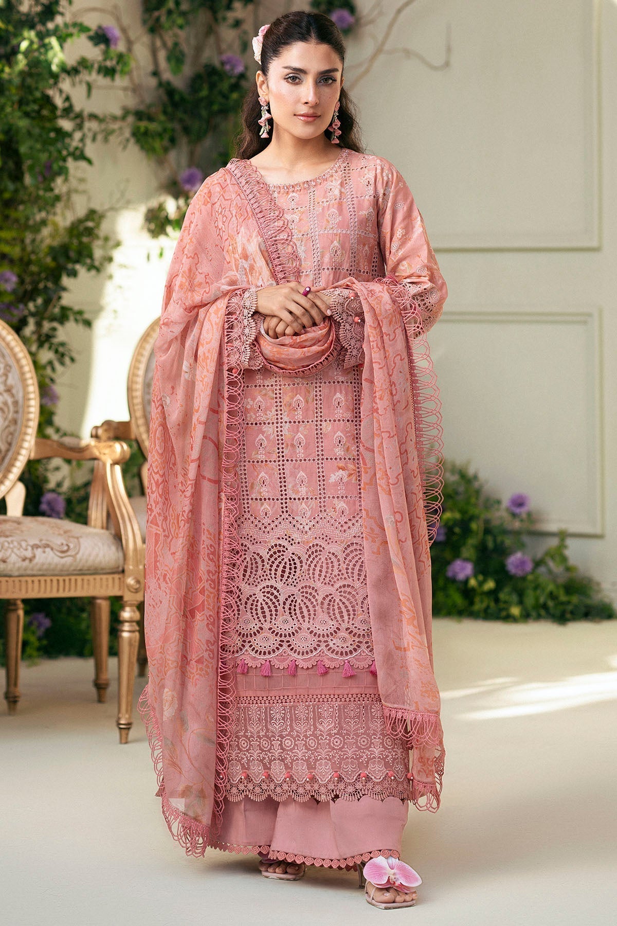 Motifz | Premium Lawn 25 | 5427-LOTUS L Pink Lawn