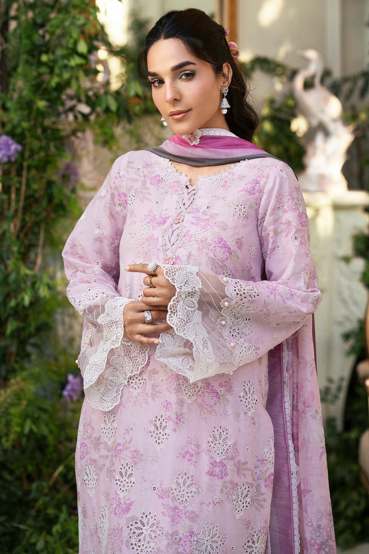 Motifz | Premium Lawn 25 | 5428-ASTER L Lilac Lawn