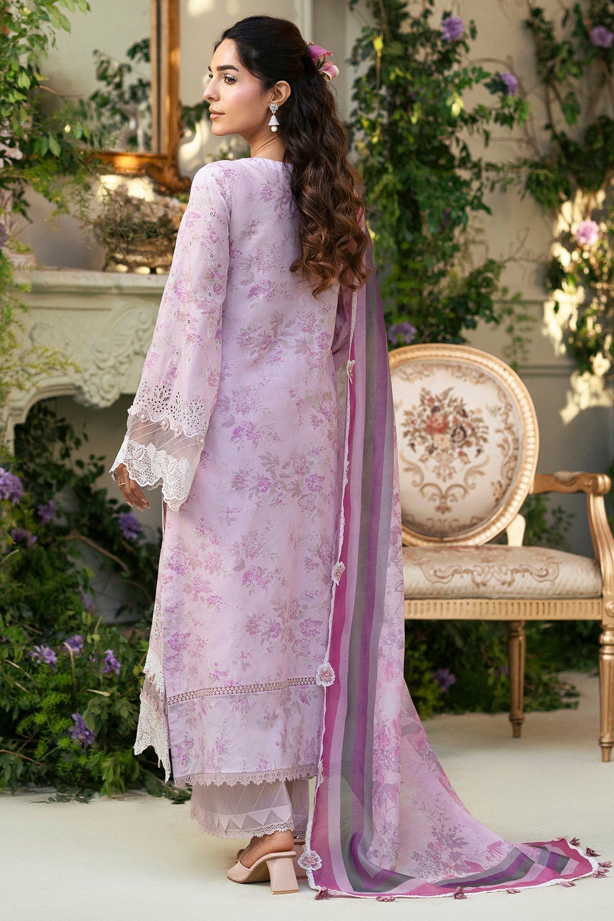 Motifz | Premium Lawn 25 | 5428-ASTER S Lilac Lawn