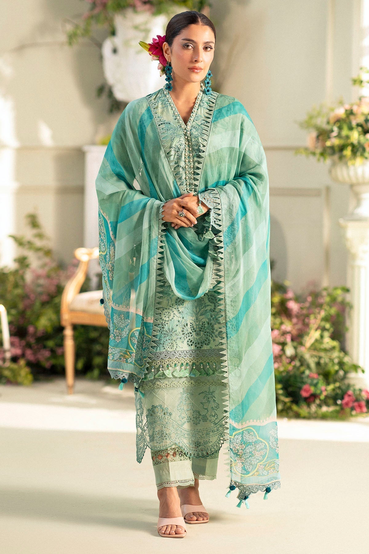 Motifz | Premium Lawn 25 | 5430-IRIS L Green Lawn