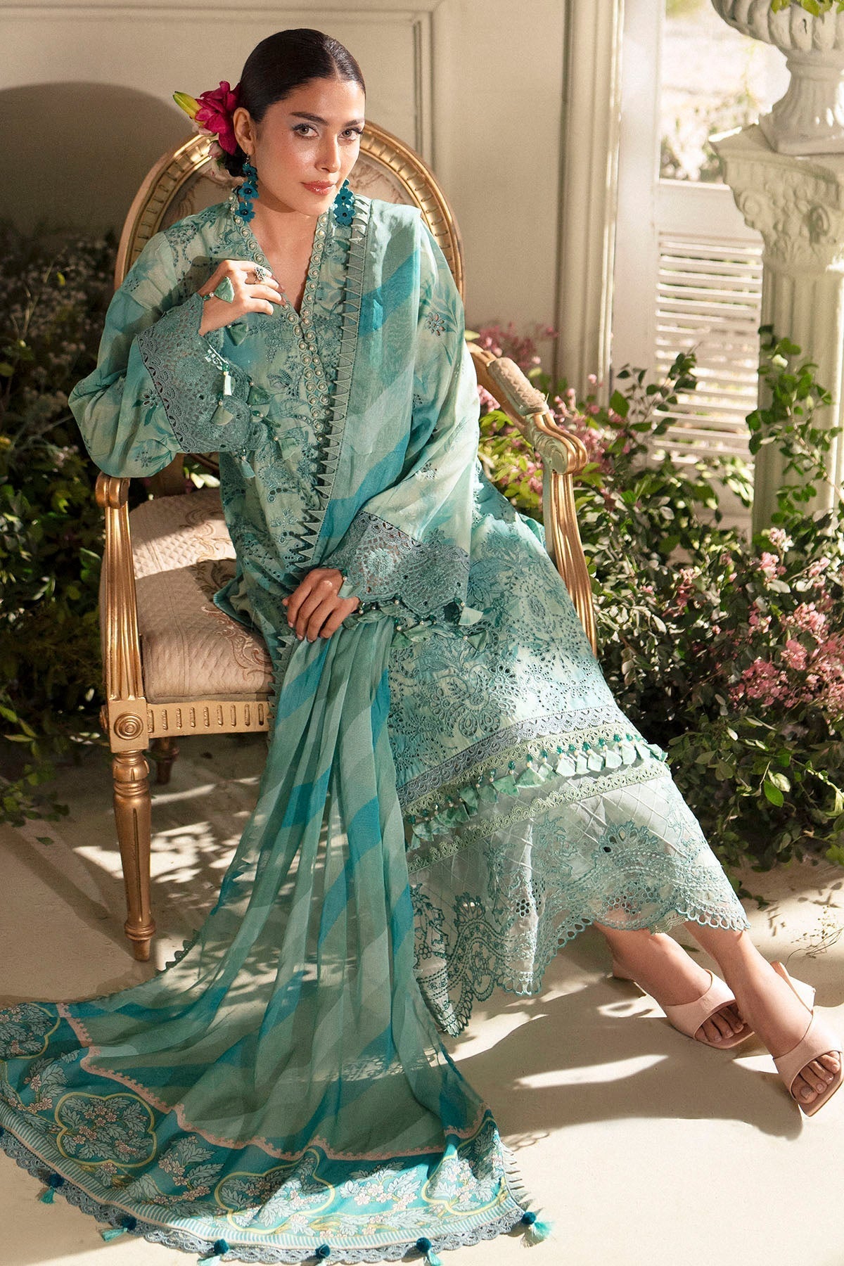 Motifz | Premium Lawn 25 | 5430-IRIS XL Green Lawn