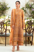 Motifz | Premium Lawn 25 | 5431-BLUEBEELL XS Orange Lawn