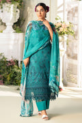 Motifz | Premium Lawn 25 | 5432-MARIGOLD M Teal Lawn
