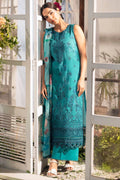 Motifz | Premium Lawn 25 | 5432-MARIGOLD L Teal Lawn