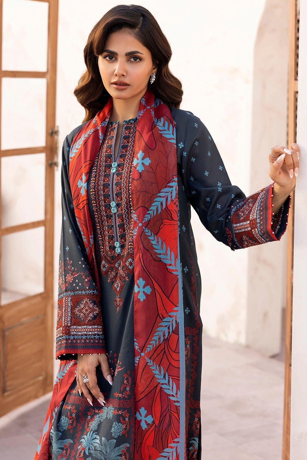 Motifz | Umang Lawn | 5465-EWA M Midnight Blue Lawn