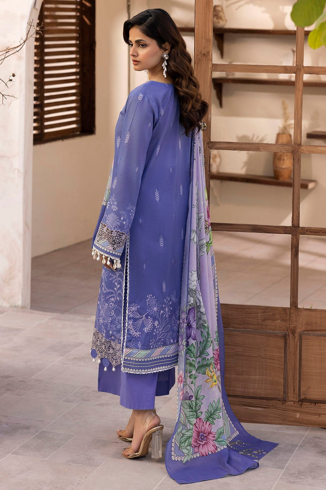 Motifz | Umang Lawn | 5467-DANA XS Dark Lavender Lawn