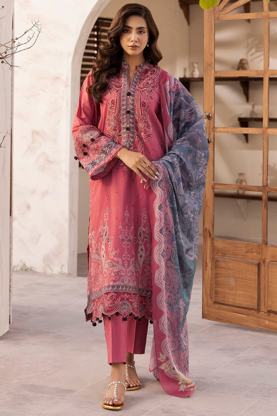 Motifz | Umang Lawn | 5471-IREA XS Candy Pink Lawn
