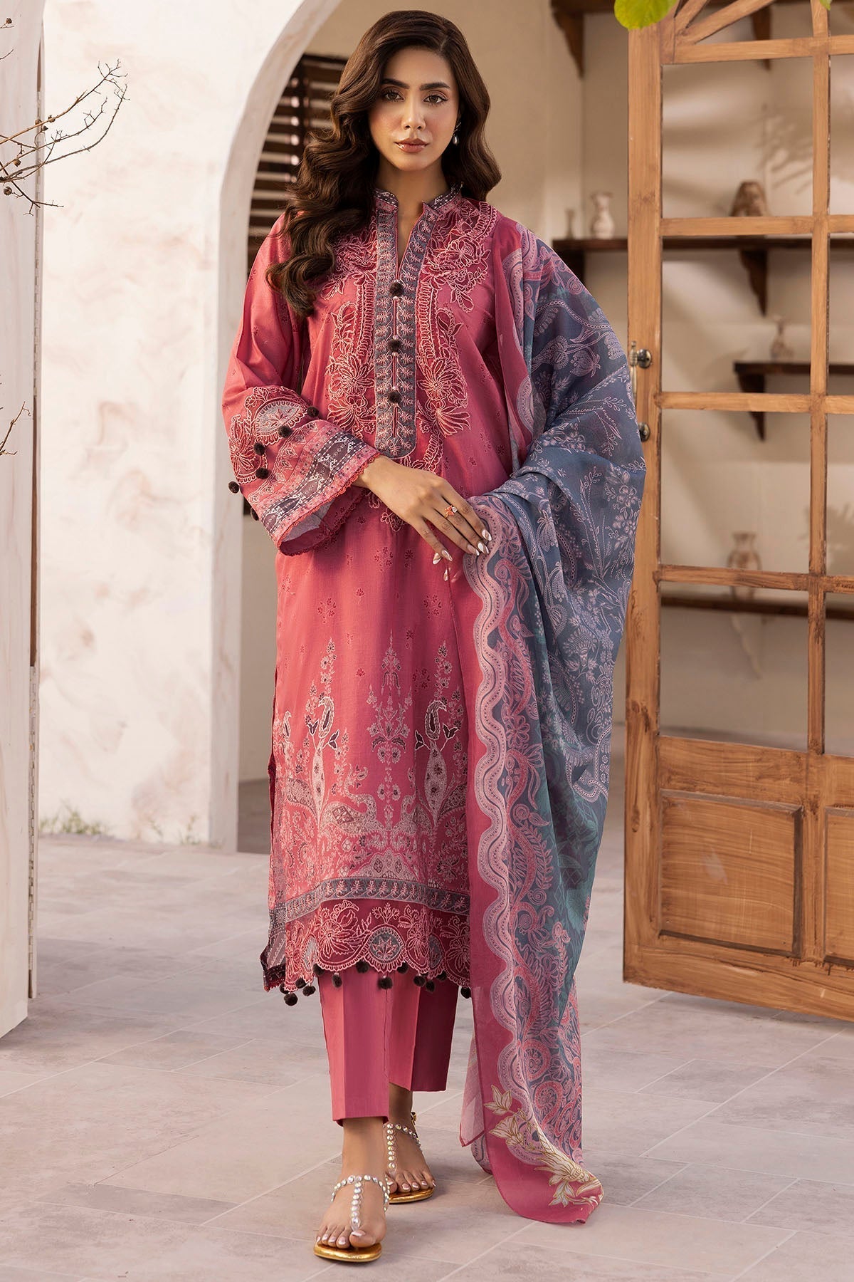 Motifz | Umang Lawn | 5471-IREA XS Candy Pink Lawn