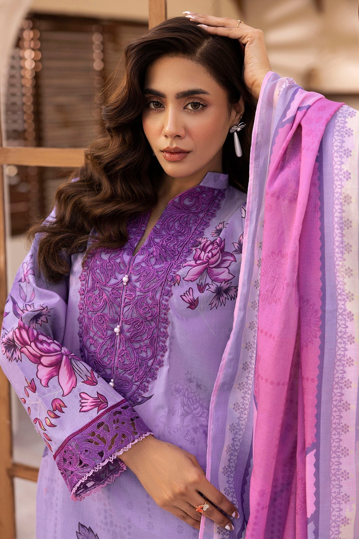 Motifz | Umang Lawn | 5472-ALARA M Light Lavender Lawn