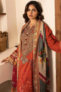 Motifz | Umang Lawn | 5473-BRENNA L Rust Lawn