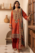 Motifz | Umang Lawn | 5473-BRENNA XS Rust Lawn