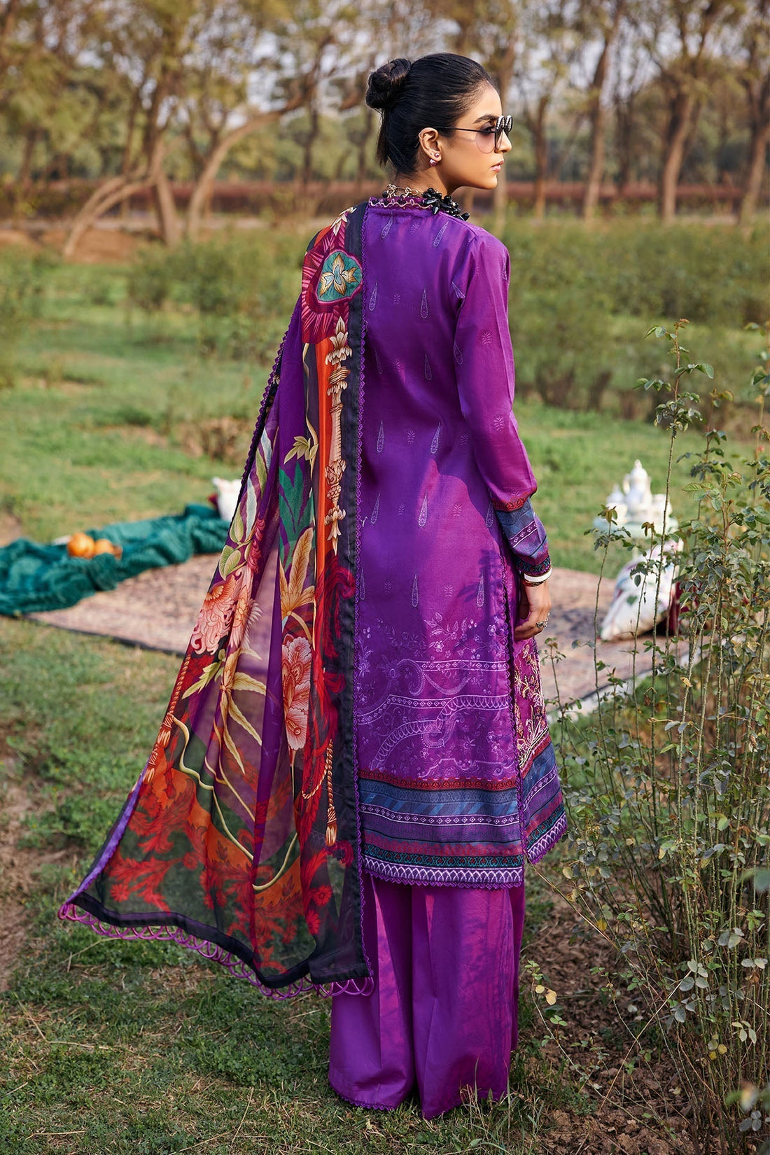Motifz | Umang Lawn | 3547-ELIF XS Purple Lawn