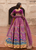 Maria Osama Khan | Khawabeedah Wedding Formals | Mehva S Purple Grip Silk
