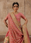 Maria Osama Khan | Khawabeedah Wedding Formals | Safiya M Fuchsia Pink Grip Silk