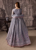Maria Osama Khan | Mystara Wedding Festive | Lyra S Lilac Gray Organza