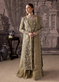 Maria Osama Khan | Mystara Wedding Festive | Oraya XL Coral Gold Organza