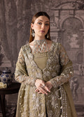 Maria Osama Khan | Mystara Wedding Festive | Oraya M Coral Gold Organza