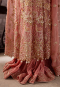 Maria Osama Khan | Mystara Wedding Festive | Alera Custom Size Salmon Pink Organza
