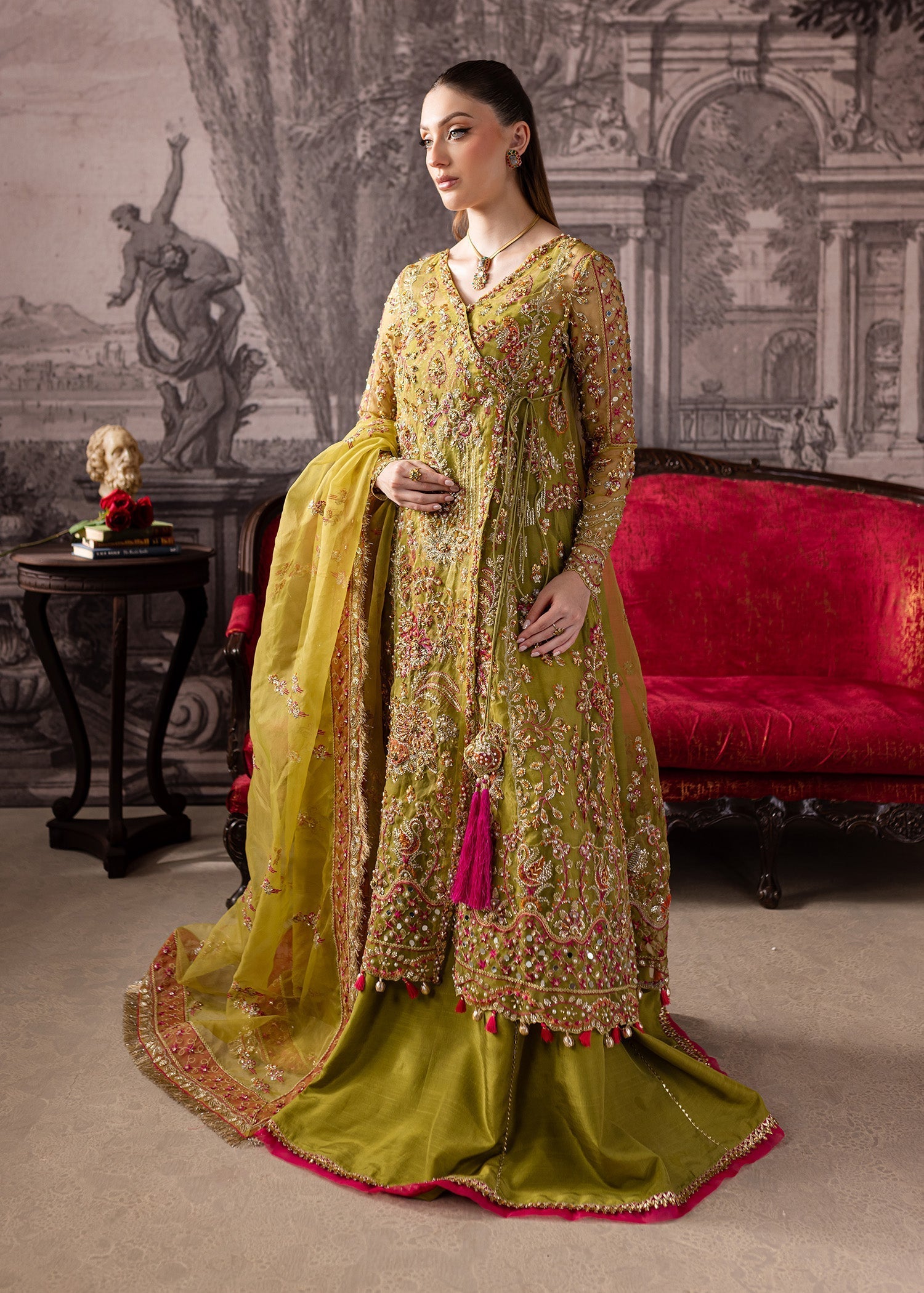 Maria Osama Khan | Mystara Wedding Festive | Noir