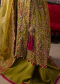 Maria Osama Khan | Mystara Wedding Festive | Noir XL Mehndi Green Organza
