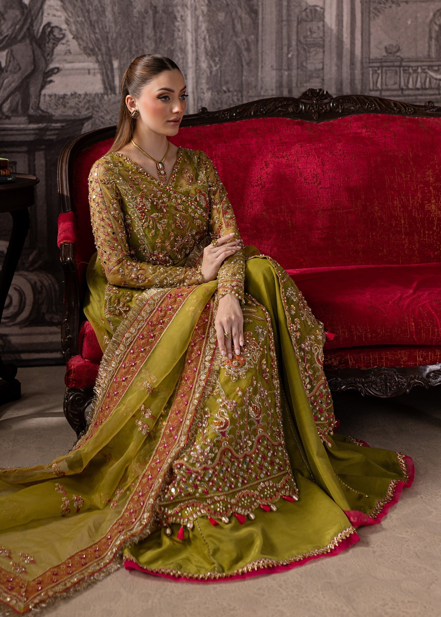 Maria Osama Khan | Mystara Wedding Festive | Noir