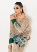 Maria Osama Khan | Claire Pleated Silk | Stardust - Pakistani Designer Dress - by Maria Osama Khan | Type: Formal - 100% Original at Saira Sultan