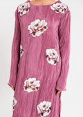 Maria Osama Khan | Claire Pleated Silk | Rosy - Pakistani Designer Dress - by Maria Osama Khan | Type: Formal - 100% Original at Saira Sultan