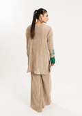 Maria Osama Khan | Claire Pleated Silk | Stardust - Pakistani Designer Dress - by Maria Osama Khan | Type: Formal - 100% Original at Saira Sultan