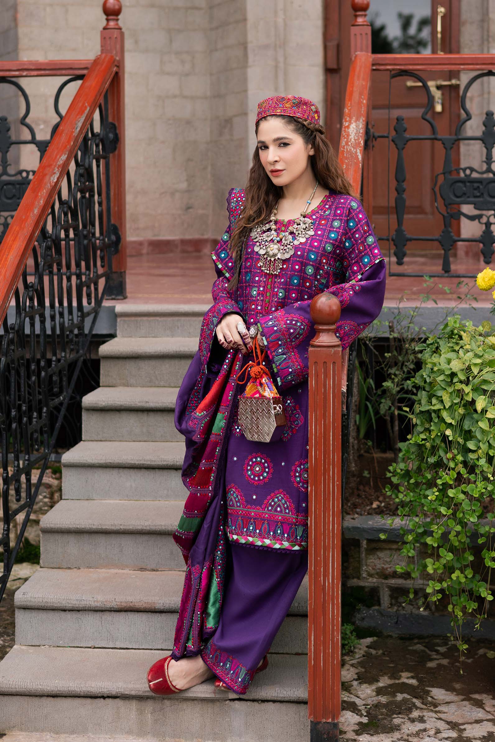 Maryam Hussain | Silk Edit | Plum M Plum Khaddar