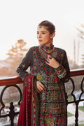 Maryam Hussain | Silk Edit | Forest S Army Green Khaddar