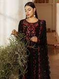 Mahnur | Florence Luxury Lawn 25 | MEHARMAH L Black Lawn