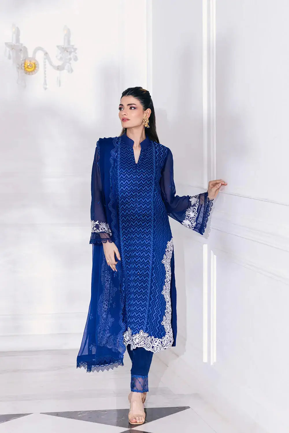 Azure | Embroidered Ensembles 23 | Mellow Breeze - Pakistani Designer Dress - by Azure | Type: Formal - 100% Original at Saira Sultan