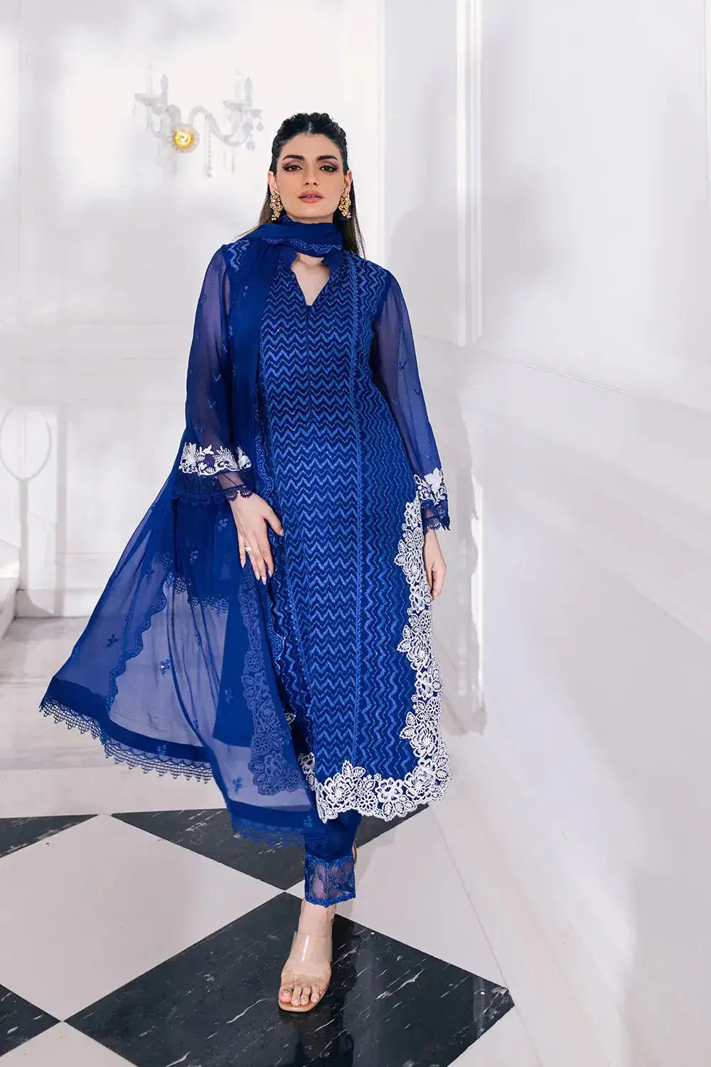 Azure | Embroidered Ensembles 23 | Mellow Breeze - Pakistani Designer Dress - by Azure | Type: Formal - 100% Original at Saira Sultan