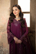 Azure | Ensembles Embroidered Formals | Merlot Grace L Dark Plum Chiffon
