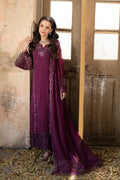 Azure | Ensembles Embroidered Formals | Merlot Grace M Dark Plum Chiffon