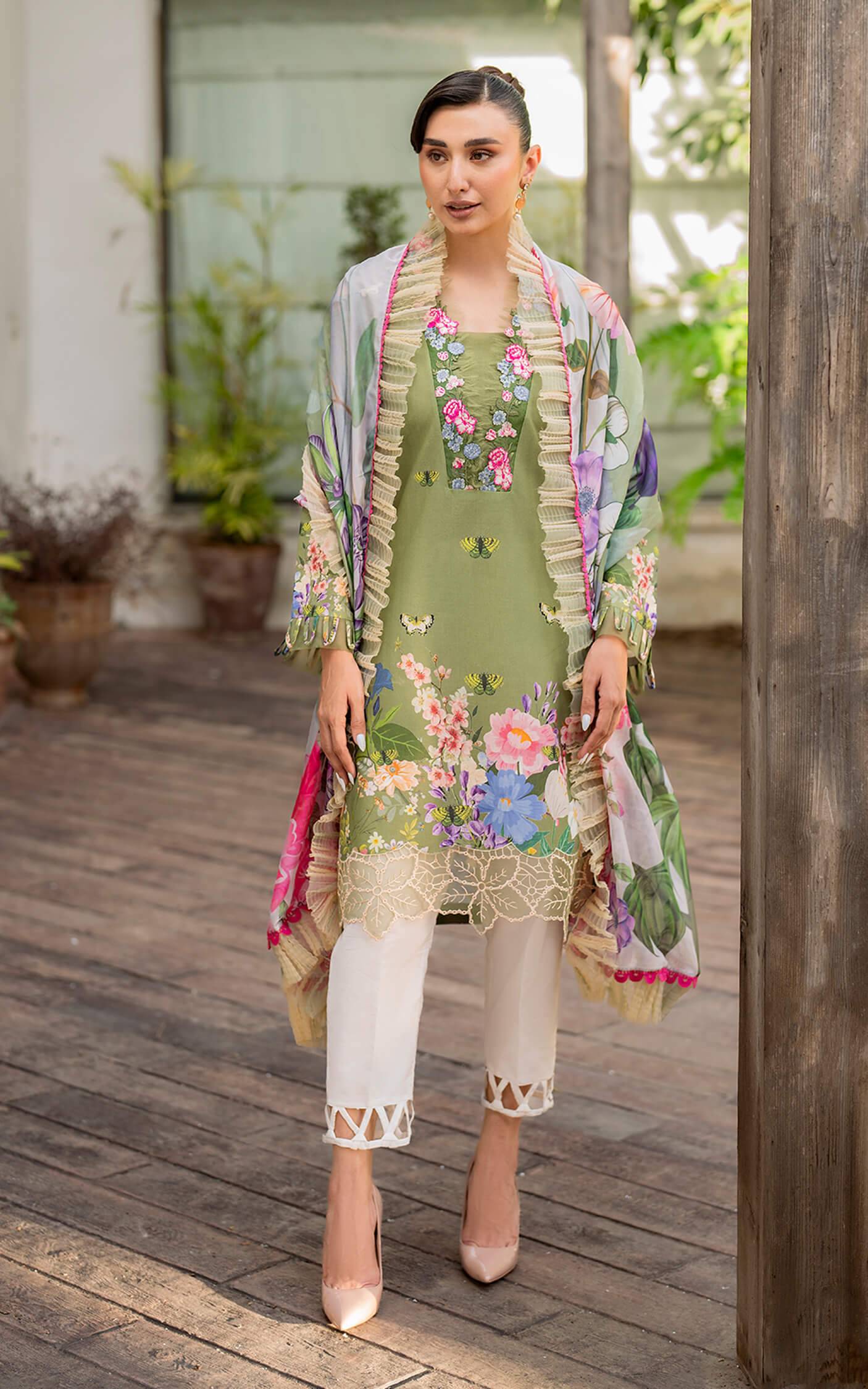 Asifa and Nabeel | Meraki Summer Vol 2 | Meyna MK-07 - Pakistani Designer Dress - by Asifa and Nabeel | Type: Luxury - 100% Original at Saira Sultan