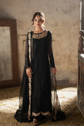Azure | Ensembles Embroidered Formals | Midnight Veil XS Black Chiffon