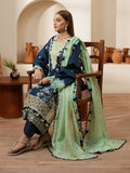 Mahnur | Florence Luxury Lawn 25 | MIRAAL XL Navy Blue Lawn