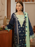Mahnur | Florence Luxury Lawn 25 | MIRAAL M Navy Blue Lawn