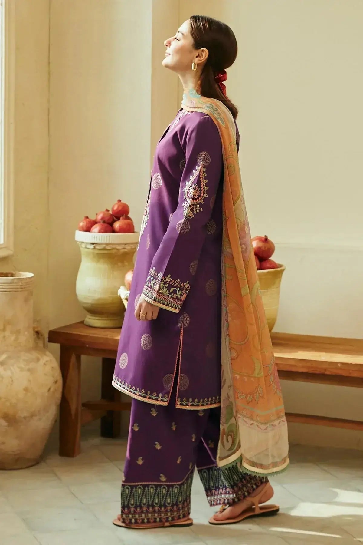 Zara Shahjahan | Coco Lawn 24 | MORNI-9A - Pakistani Designer Dress - by Zara Shahjahan | Type: Luxury - 100% Original at Saira Sultan