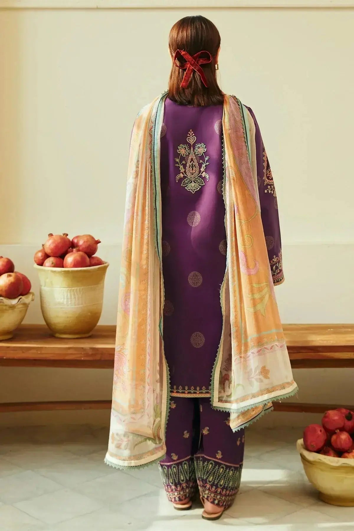 Zara Shahjahan | Coco Lawn 24 | MORNI-9A - Pakistani Designer Dress - by Zara Shahjahan | Type: Luxury - 100% Original at Saira Sultan
