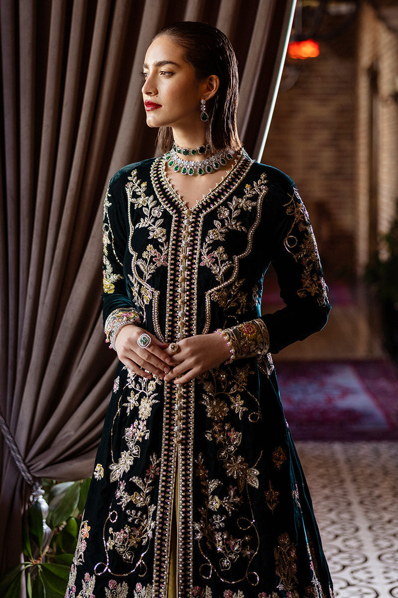 Mushq | Deja Vu Velvet | Nostalgic Shadows - Pakistani Designer Dress - by Mushq | Type: Ladies Clothes - 100% Original at Saira Sultan