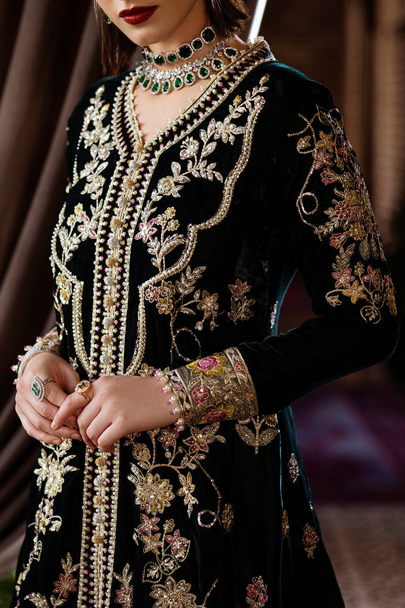 Mushq | Deja Vu Velvet | Nostalgic Shadows - Pakistani Designer Dress - by Mushq | Type: Ladies Clothes - 100% Original at Saira Sultan