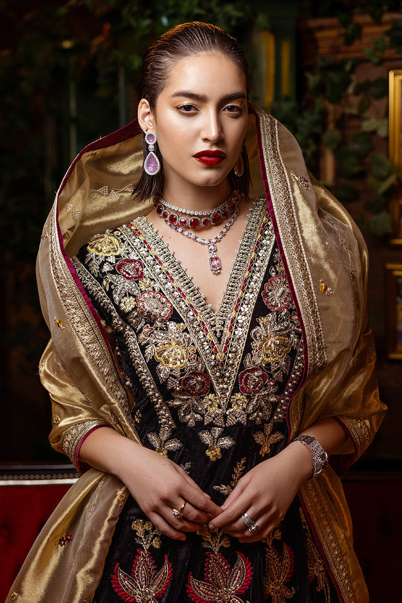 Mushq | Deja Vu Velvet | Whispers of Yesterday - Pakistani Designer Dress - by Mushq | Type: Ladies Clothes - 100% Original at Saira Sultan